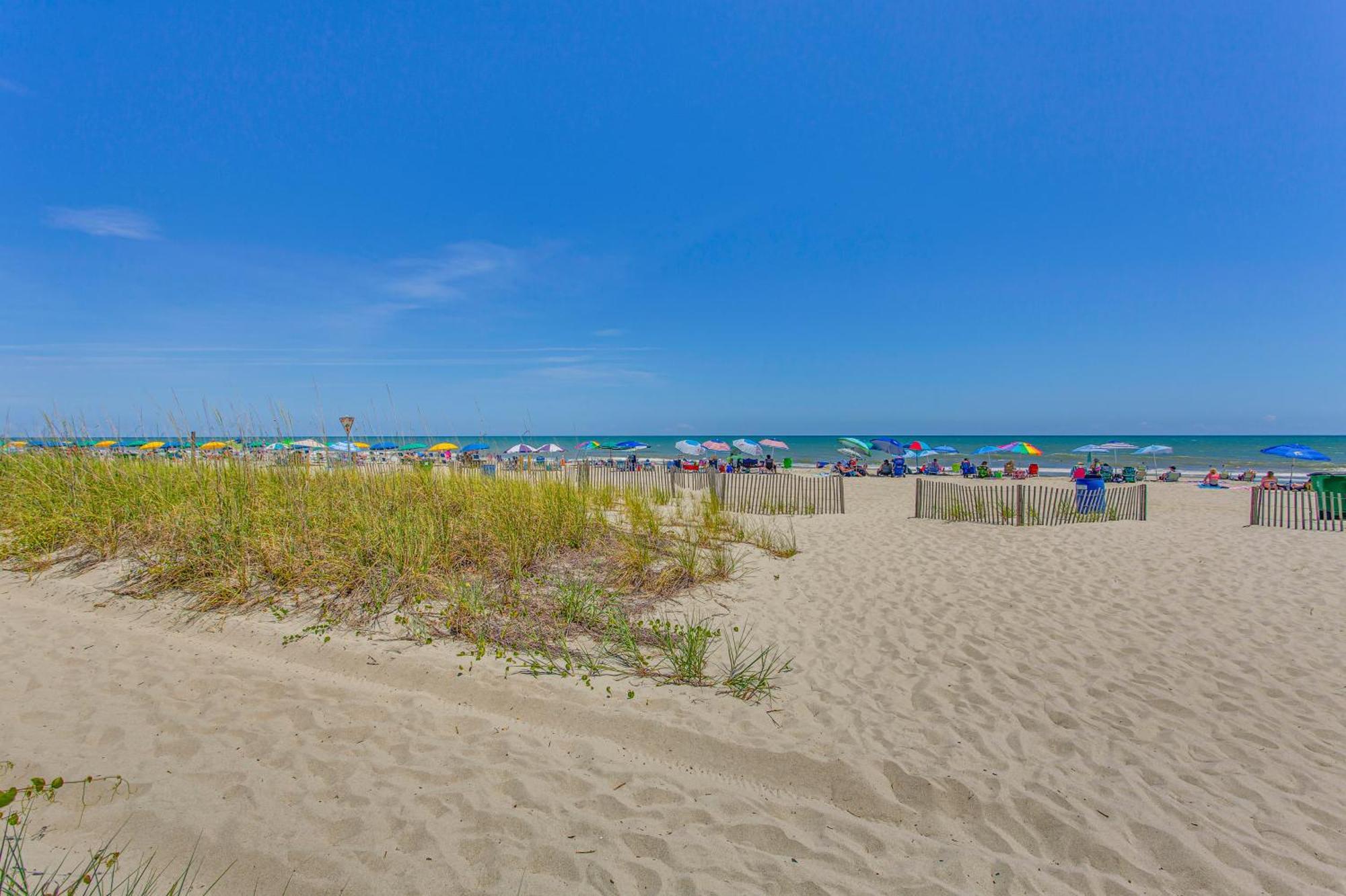 Myrtle Beach Oceanfront Condo With Covered Balcony! エクステリア 写真