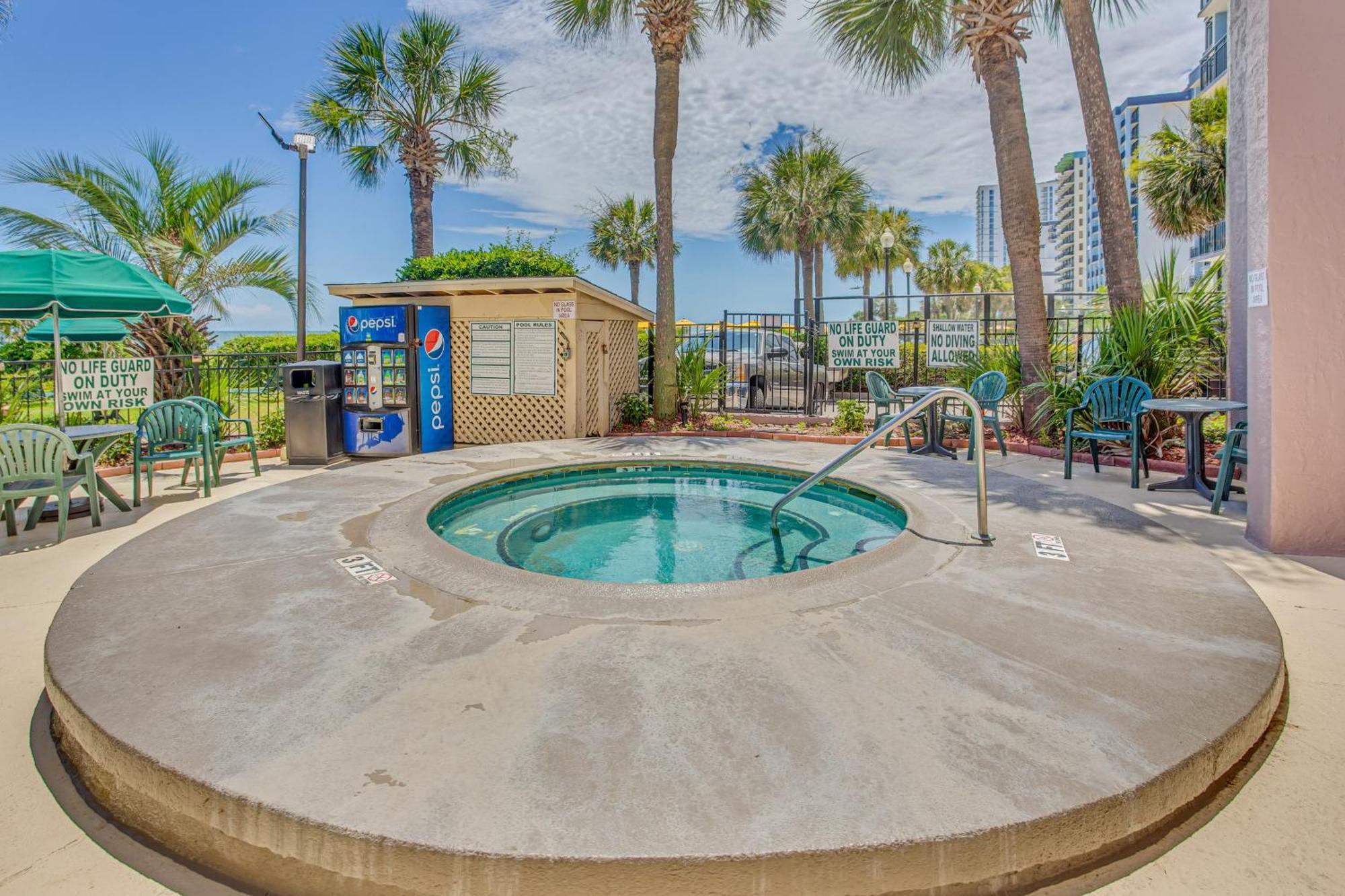 Myrtle Beach Oceanfront Condo With Covered Balcony! エクステリア 写真